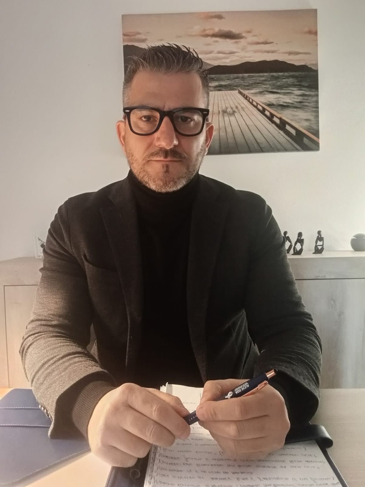 Marco Briguglio durante una sessione di Essenza Coaching